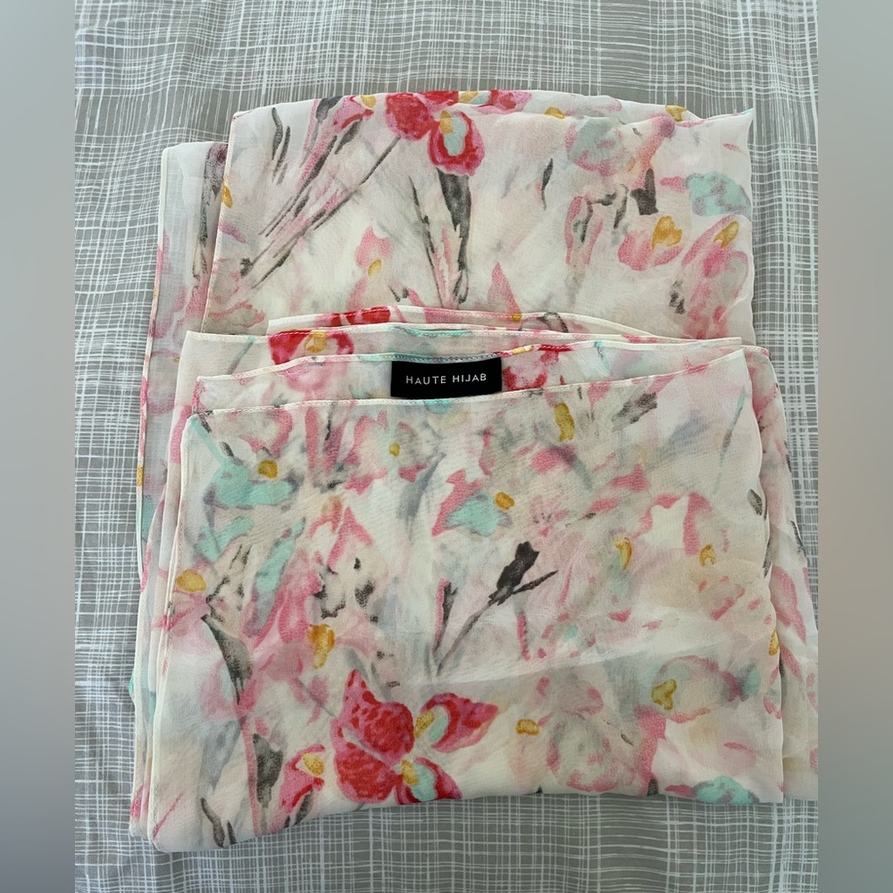 Haute Hijab Square Chiffon Scarf